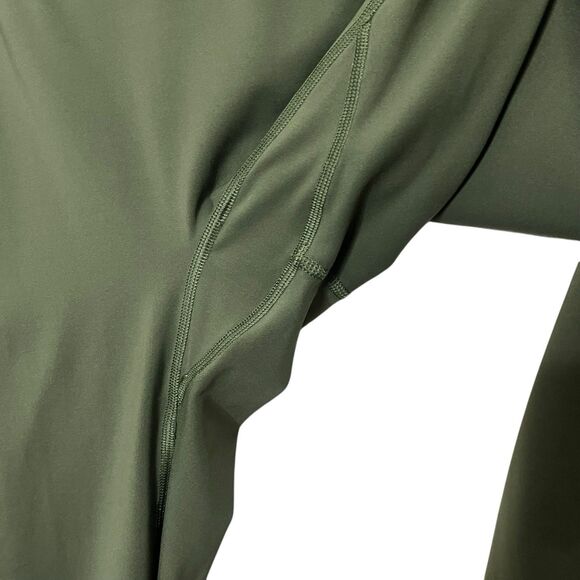 Gymshark High-Waisted Leggings Green Stretch Recycled Nylon Women’s Size Small - Picture 8 of 11